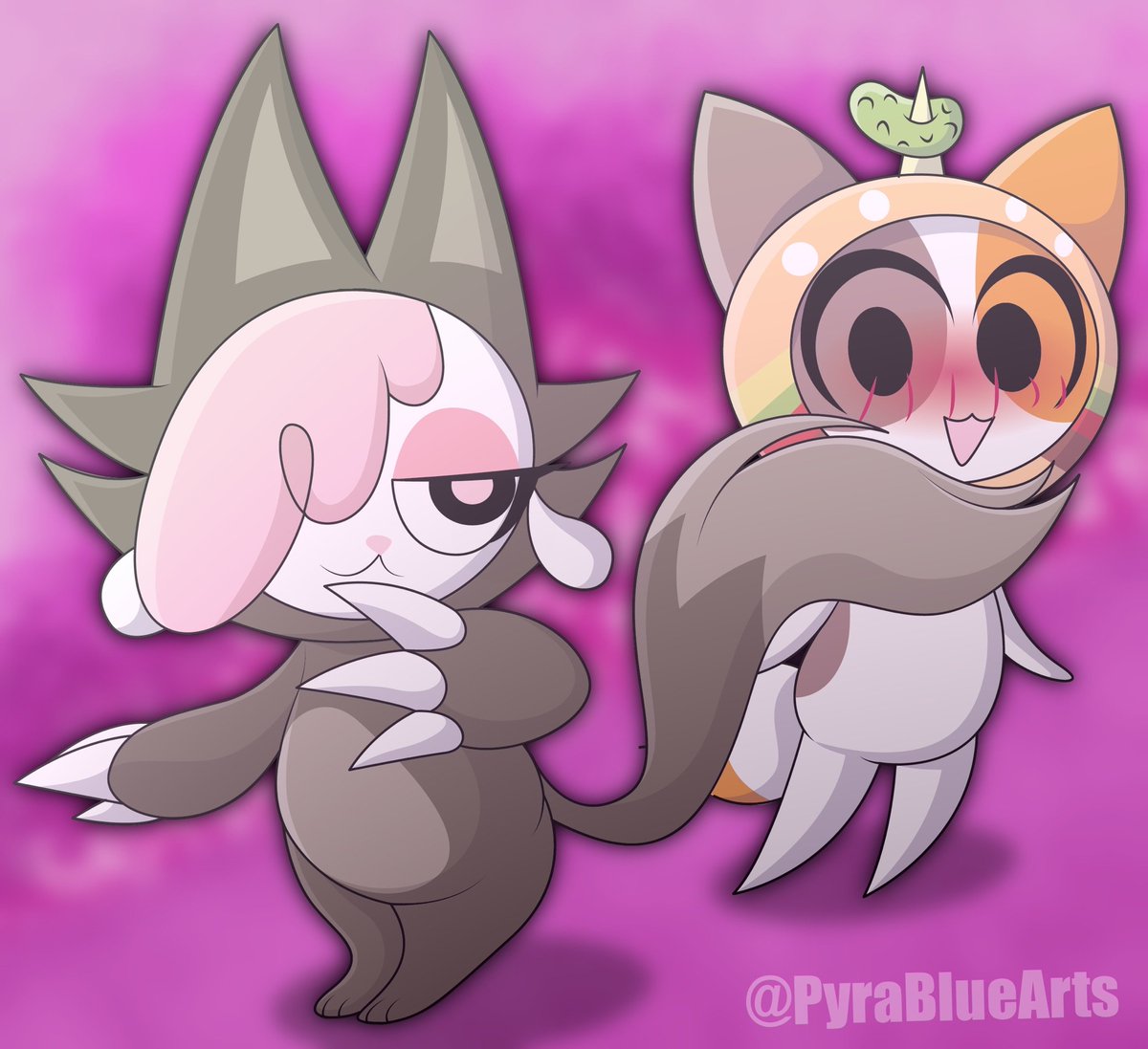 PyraBlueArts's tweet photo. Cofi x Chee brainrot! #ChiknNuggitfanart #cofixchee https://t.co/ypmD9It4bI