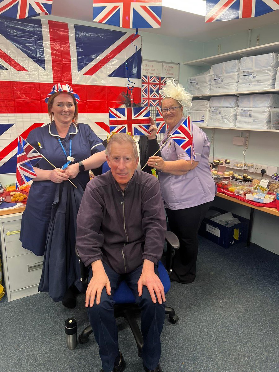 debbiebirchall's tweet photo. @WeAreBCHFT @ColinScales1 brilliant day celebrating King Charles coronation with afternoon tea and scones https://t.co/REPDiqBVEi