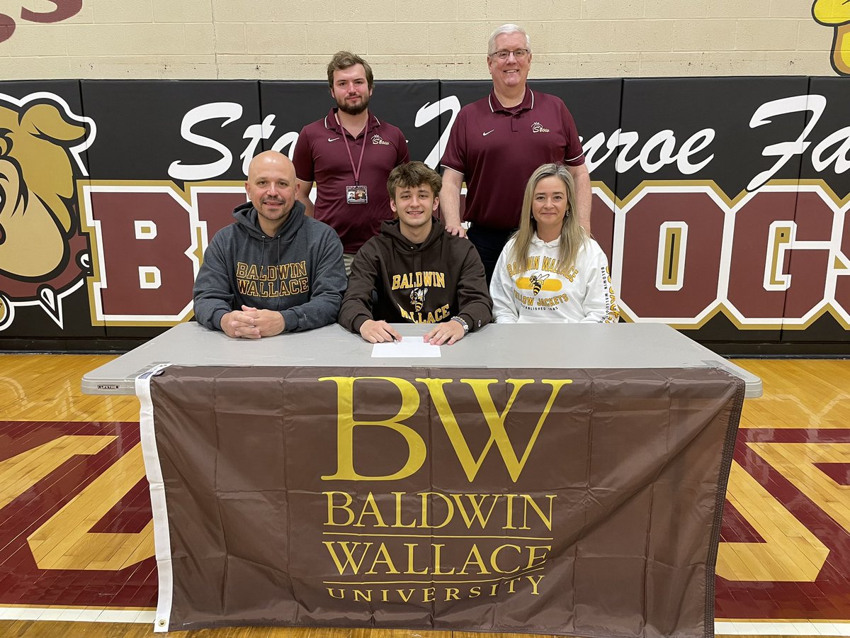 Congratulations to Nick Timberlake as he continues his academic and athletic career at Baldwin Wallace University.