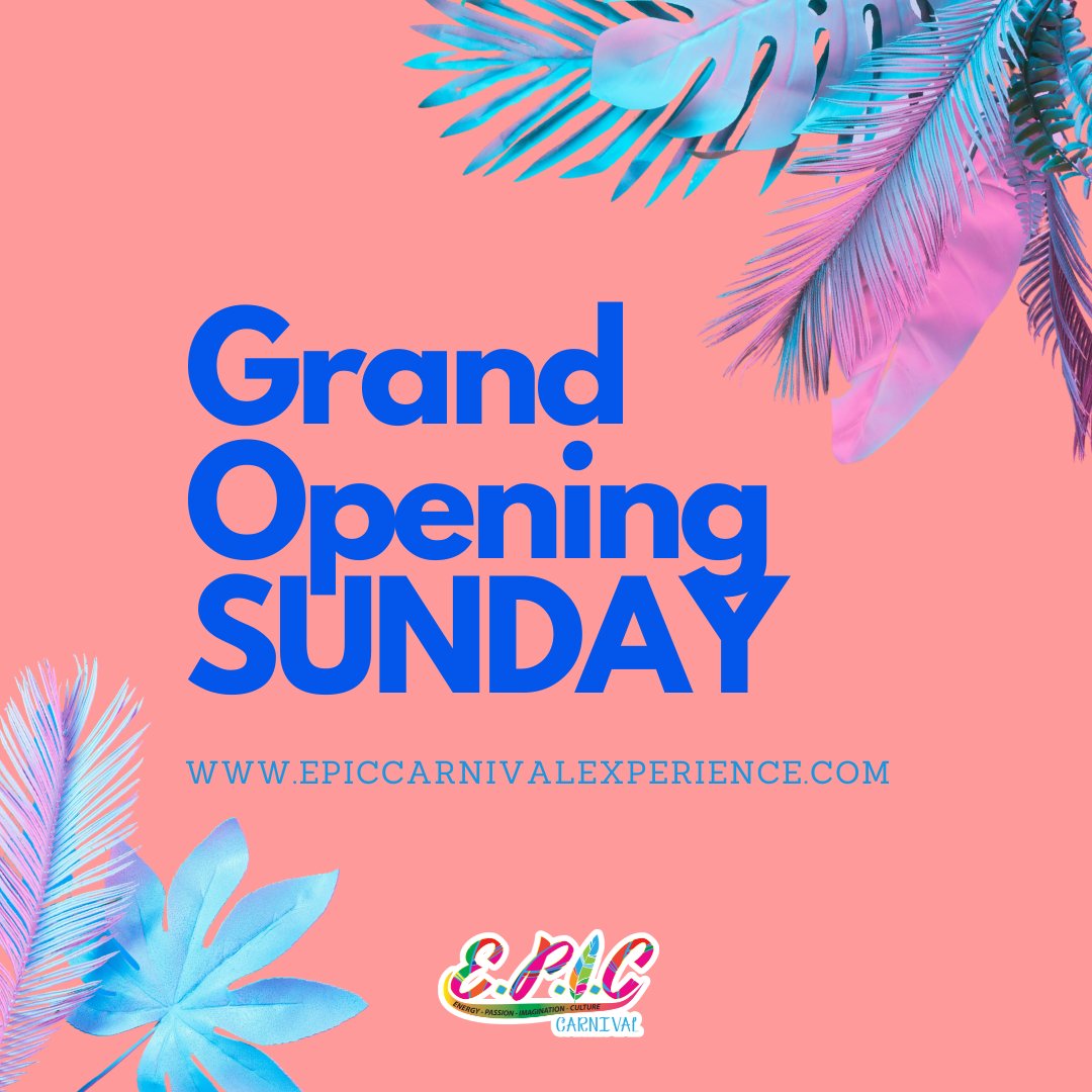 epiccarnival's tweet photo. See you SUNDAYYY #epiccarnival #EPICfamalay #TOCarnival aka #torontocarnival #torontocarnival2023 @GoTOCarnival https://t.co/brcVN1fJLS