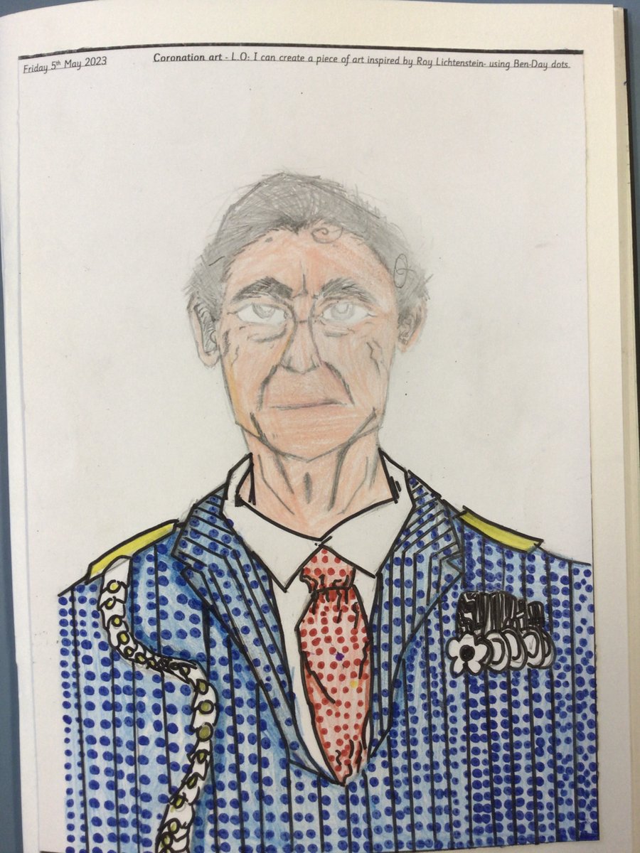 AidanPrimary's tweet photo. Year 5 have spent some time today creating some Coronation artwork. We have very talented artists in Year 5! https://t.co/0dXnmVowri