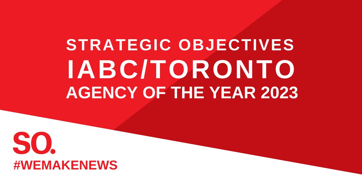 SO_pr's tweet photo. We are honoured! @SO_pr is @IABCToronto Agency of the Year 2023 for an amazing 10th time in 14 years. We also earned the #OVATION2023 “Best of the Best Judges’ Choice Award” for our work with the @pwhpa  #SOProud https://t.co/KzgTELLsu0 https://t.co/OdcG8ZdB2b