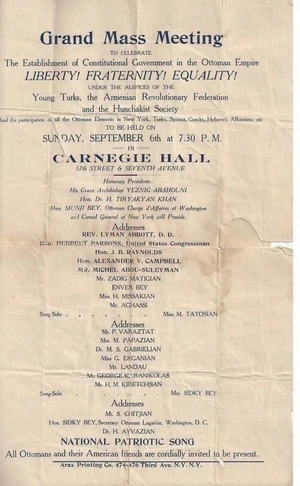 TezcanTCC's tweet photo. Eylül 1908 New York ta kutlama : kimler kimler var ,Abdulhamid 2 yendik diye kutluyorlar.
Mayıs 2023 bir daha kutlamalarına izin vermeyelim . Durmak yok yola devam. https://t.co/j4OdnBN2Df