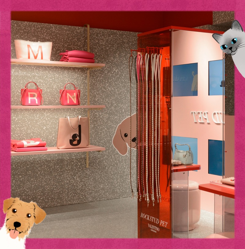 MaisonValentino's tweet photo. It’s #ValentinoGaravani #RockstudPet! In homage to our favorite animals, a pet-themed pop-in arrives to the Maison’s Ginza Boutique.

Visit the store to have your pet’s portrait applied to a selection of #Rockstud accessories by artist #RiccardoCusimano from now until May 11th.