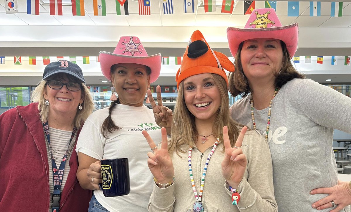WillardSchool's tweet photo. Willard's 2023 Friendship Day is joyously being celebrated today. Staff and students are wearing their friendship hats and looking forward to singing along with the grade 4 and 5 school chorus at our all-school meeting. https://t.co/YtbCYe8Rw6