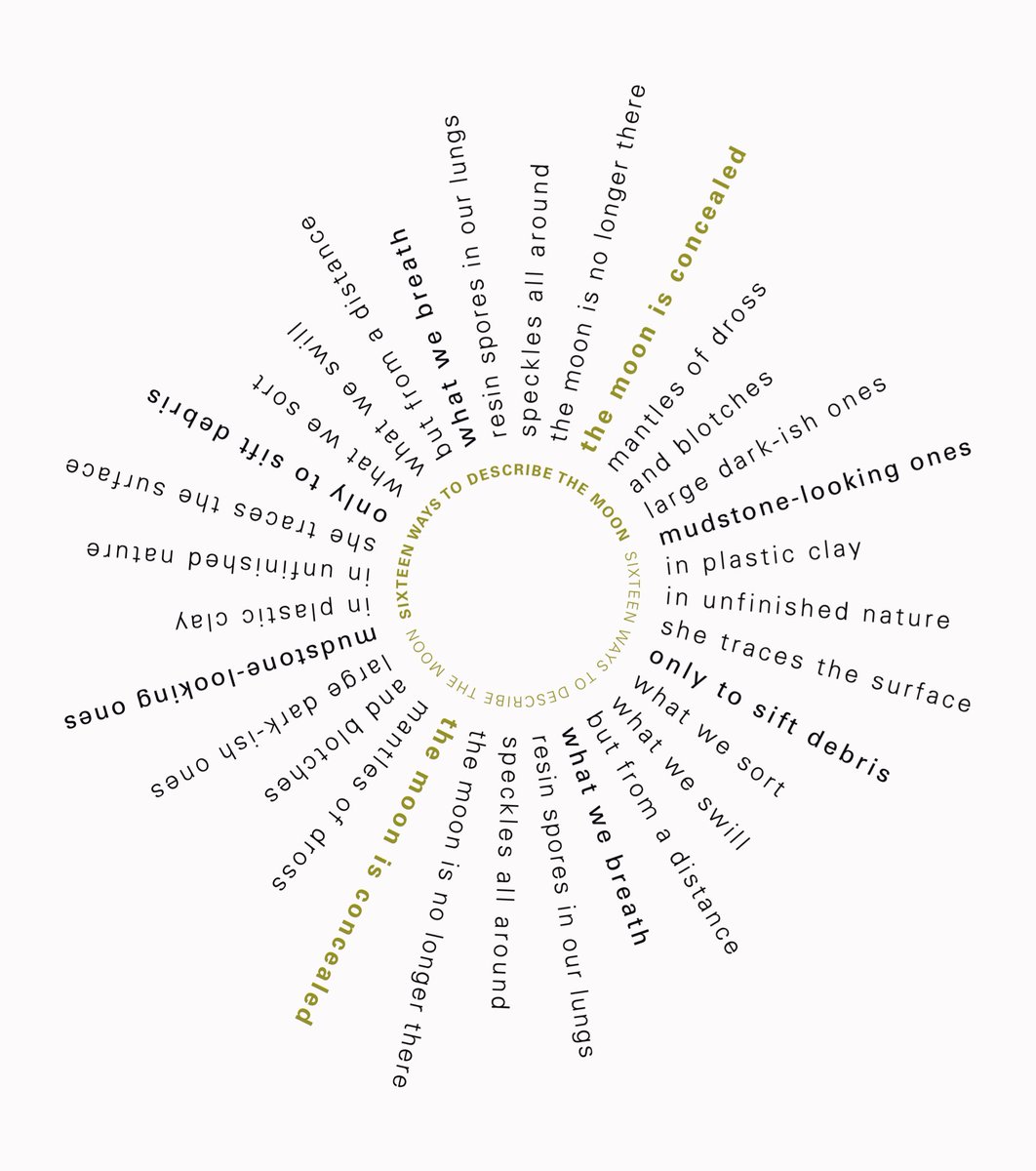 This is my second sunnet (twist on the sonnet, get it? lol). It’s called ‘Sixteen ways to describe the moon’ 🌝