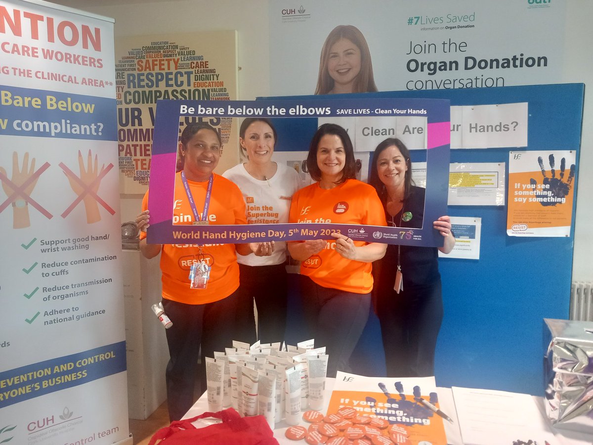 CrudgeC's tweet photo. CUH World Hand Hygiene day events #WorldHandHygieneDay #infectionprevention #CUH_Cork https://t.co/TdYasFkizf