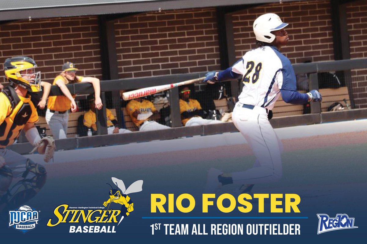 Congrats to Rio Foster, 1st Team All Region Outfielder!