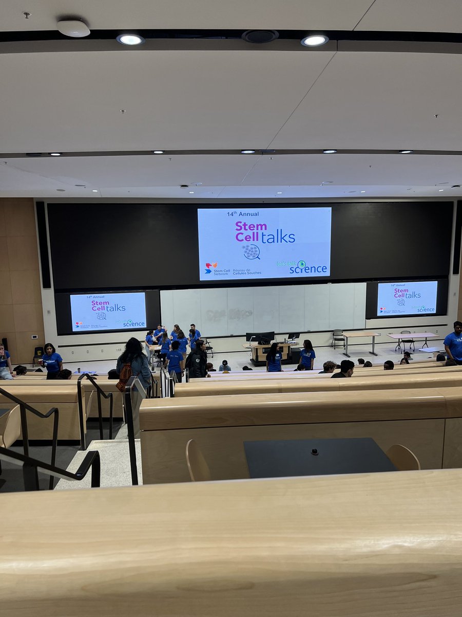 StemCellTalks (@stemcelltalks) on Twitter photo Stem Cell Talks Toronto kicking off! Over 120 high-school students here <a href="/UofT/">University of Toronto</a> to learn about #stemcells & #regenmed from experts in the field! <a href="/lts_utsg/">Let's Talk Science</a> <a href="/LetsTalkScience/">Let's Talk Science</a> <a href="/StemCellNetwork/">Stem Cell Network</a> Stem Cell Talks Toronto kicking off! Over 120 high-school students here <a href="/UofT/">University of Toronto</a> to learn about #stemcells & #regenmed from experts in the field! <a href="/lts_utsg/">Let's Talk Science</a> <a href="/LetsTalkScience/">Let's Talk Science</a> <a href="/StemCellNetwork/">Stem Cell Network</a>