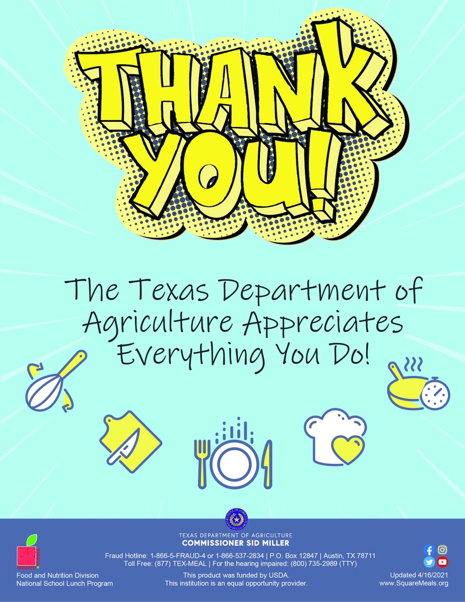 Today is School Lunch Hero Day, and we want to thank all of our outstanding Nutrition staff for preparing delicious and nutritious meals for our students! Thank you for all that you do! #AliefProud 🍎