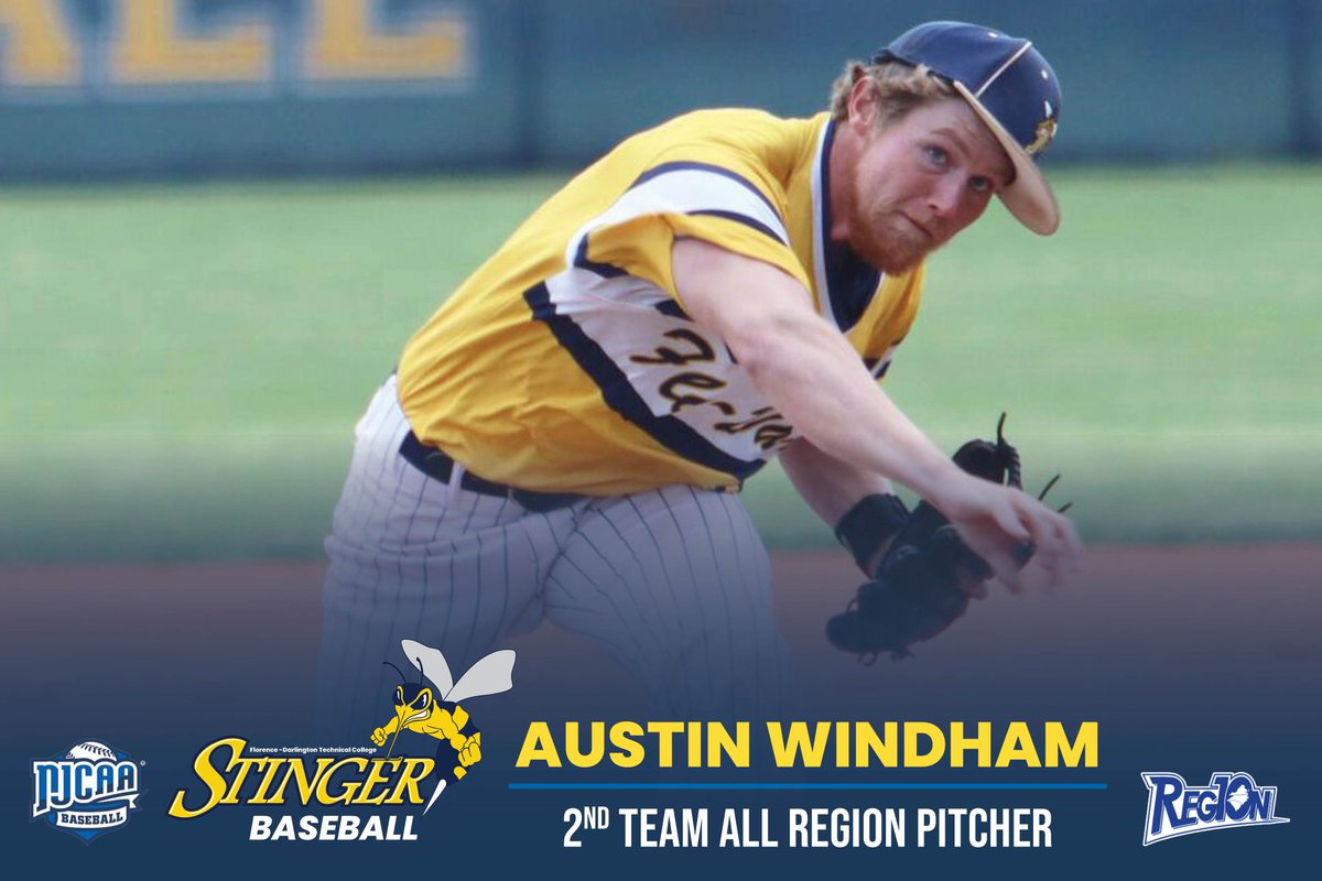 Congrats to Austin Windham, 2nd Team All Region Pitcher!