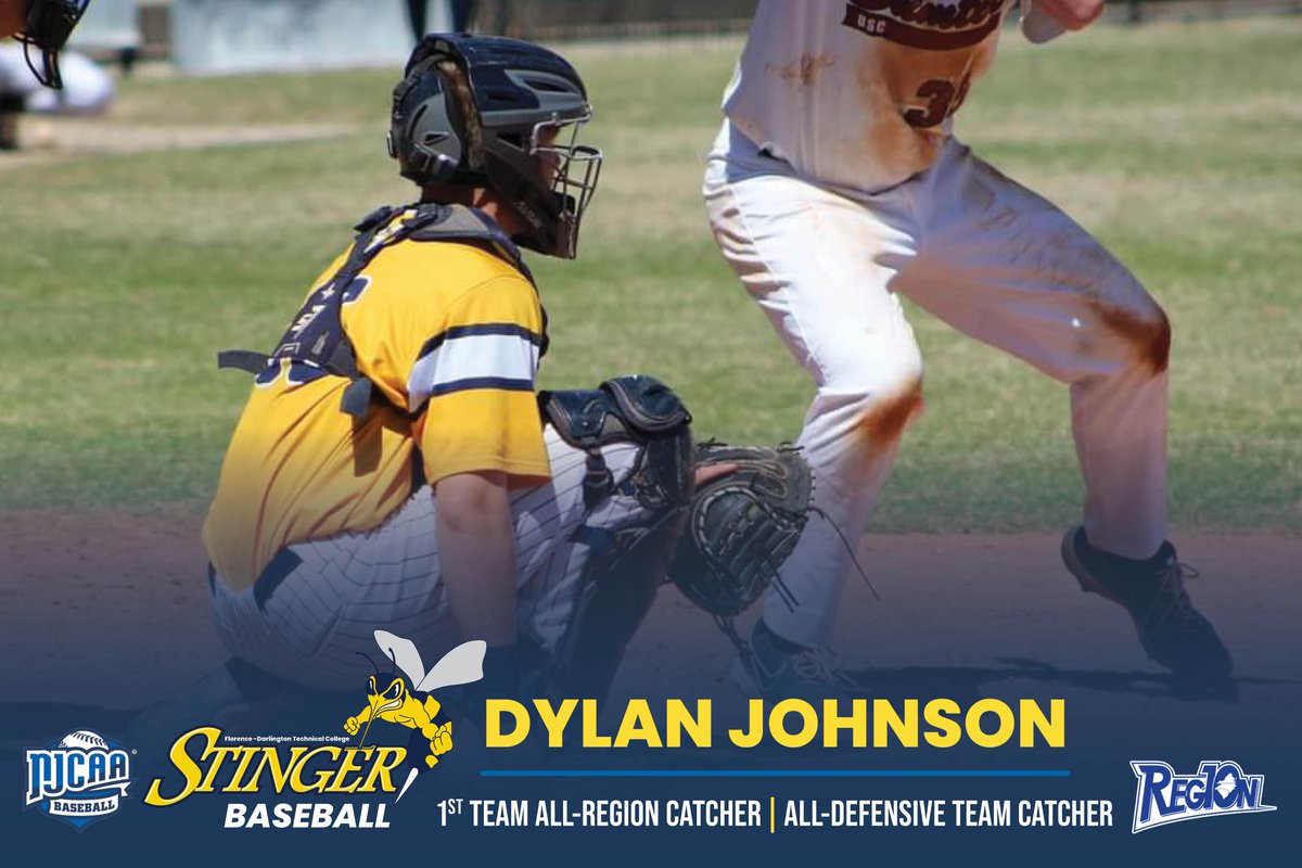 Congrats to Dylan Johnson, 1st Team All Region Catcher and All-Defensive Team Catcher!