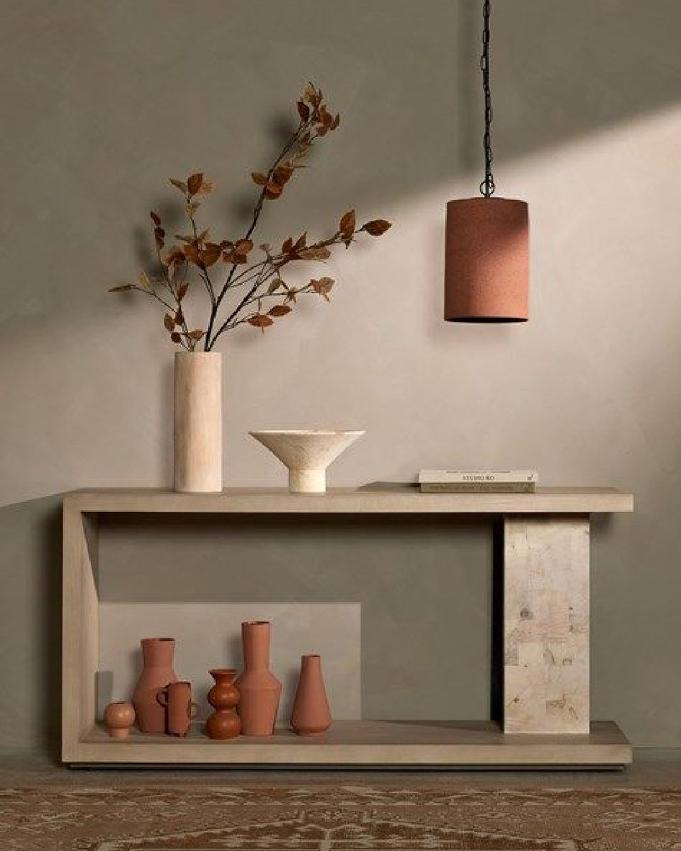 clutch_modern's tweet photo. If you're looking to upgrade your home style, a console table is the perfect solution! This piece of furniture can be used as a focal point in your entryway, or as a functional addition to your living room. #homedecor #furniture #consoletables #interiordesign  #modern #decor https://t.co/Xcn392JpjB