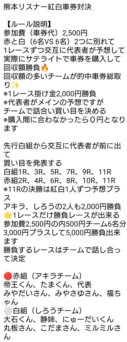 G1 #日本選手権競輪
#平塚競輪
残り2日🚴

5/7㈰ 最終日は
ライブ配信を
10:20〜スタート🎥✨

皆さまのご参加
お待ち致しております!!

熊本支部の出演者の皆さま
よろしくお願い致しますm(_ _)m🍀