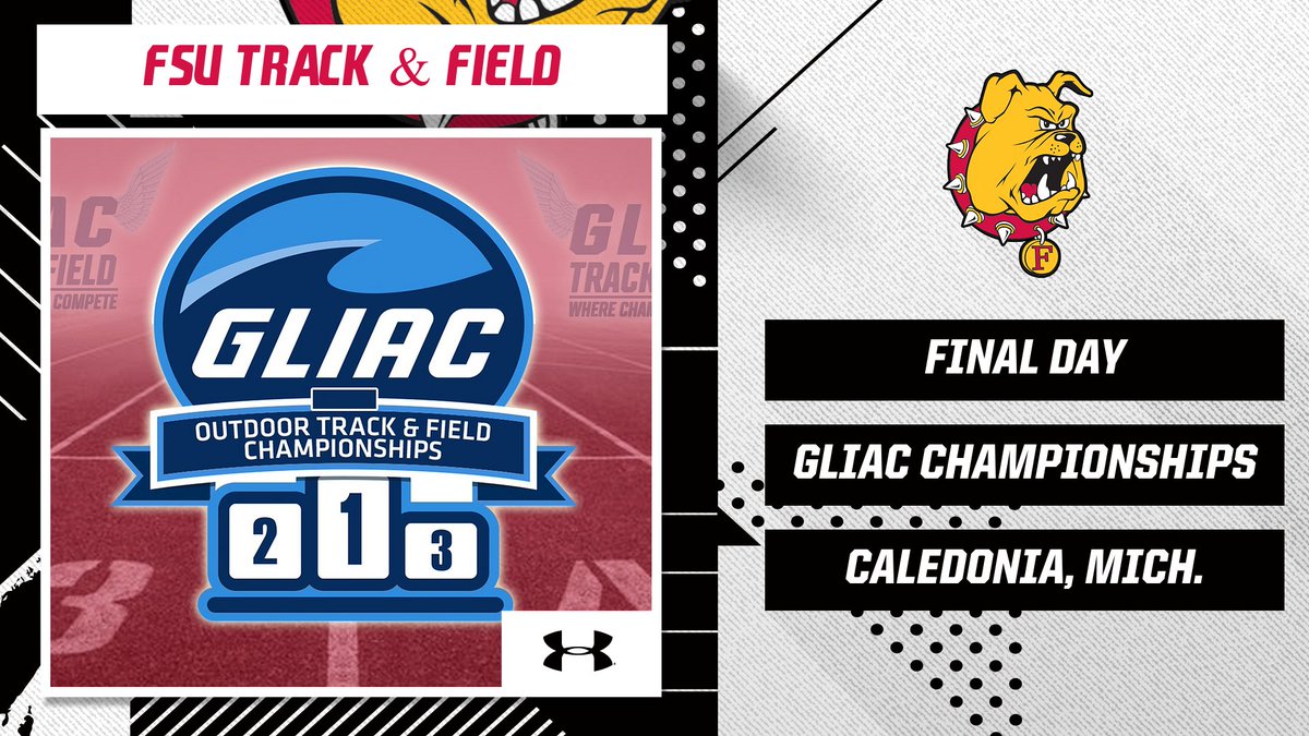 ferrisathletics's tweet photo. FINAL DAY! Ferris State Track &amp; Field wraps up the GLIAC Championships at Davenport University today! Action gets underway at 11 am ET - visit this link for complete coverage: https://t.co/IPwXZhtJo6 @Ferris_TRK_XC https://t.co/lrevnNuUXC