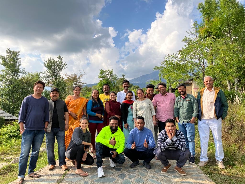 It’s wrap up, six days filmmaking workshop with aspirant filmmakers from Himalaya (Mountain), Andaman (Sea) and Jodhpur (Desert) including BT members and filmmaker colleague Yashodhra. More soon…
