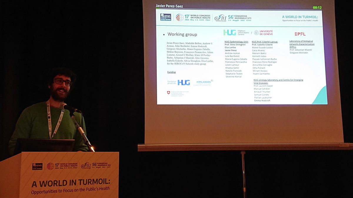 Elsa Lorthe (@elsalorthe) on Twitter photo A brilliant talk by Javier Perez Saez at @wcph_official in beautiful Rome: from Alpha to Omicron - how variants shaped #SARSCOV2 transmission in schools. More results to come, stay tuned! #WCPH2023 <a href="/silviast9/">Silvia Stringhini</a> <a href="/EckerleIsabella/">Isabella Eckerle</a> <a href="/iguessous/">idris guessous</a> <a href="/jul2bert/">Julie B.</a> <a href="/andrewazman/">andrew azman @andrewazman.bsky.social</a> <a href="/GregMichielin/">Grégoire Michielin</a> &team A brilliant talk by Javier Perez Saez at @wcph_official in beautiful Rome: from Alpha to Omicron - how variants shaped #SARSCOV2 transmission in schools. More results to come, stay tuned! #WCPH2023 <a href="/silviast9/">Silvia Stringhini</a> <a href="/EckerleIsabella/">Isabella Eckerle</a> <a href="/iguessous/">idris guessous</a> <a href="/jul2bert/">Julie B.</a> <a href="/andrewazman/">andrew azman @andrewazman.bsky.social</a> <a href="/GregMichielin/">Grégoire Michielin</a> &team