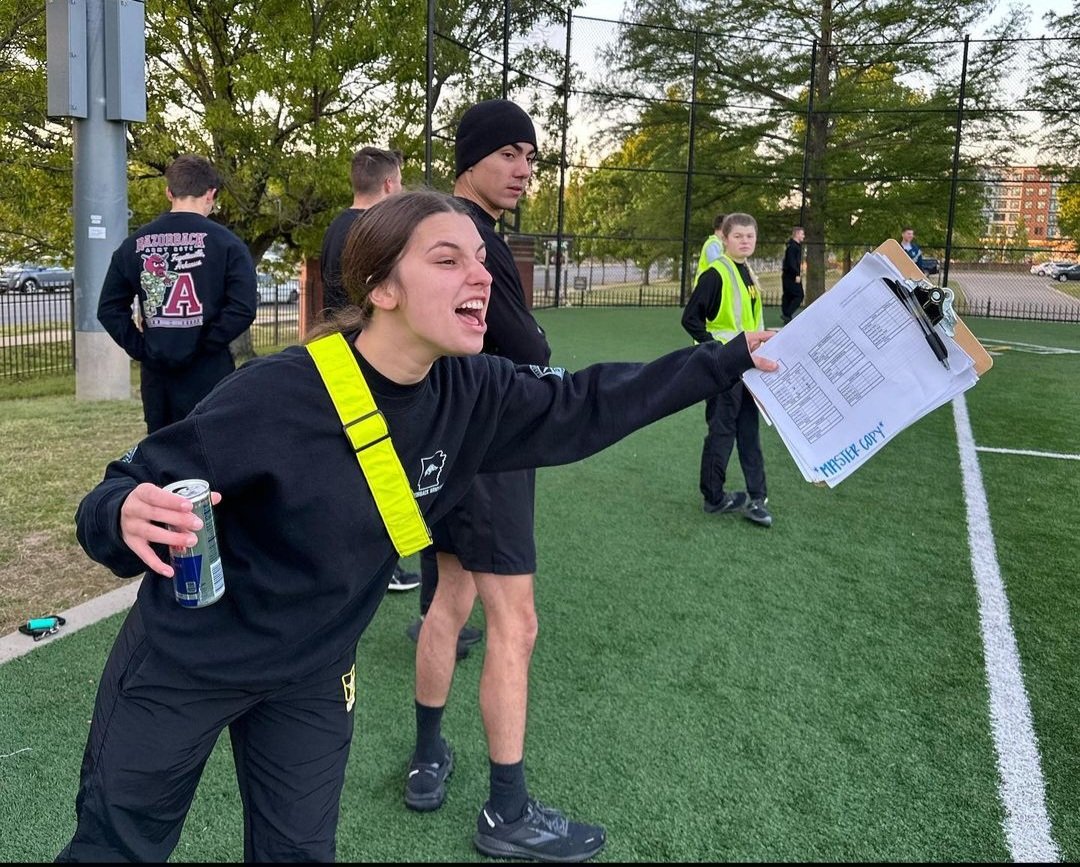 Ma'am put down the red bull! 🤣
#joinarmyrotc #passion #intensity
