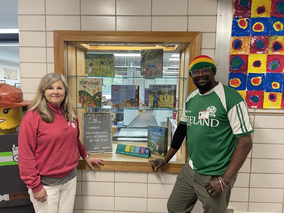 JenAndersIHPS's tweet photo. We are so excited to host Author Baptiste Paul! Great day for great books! https://t.co/irbBFgtO6V