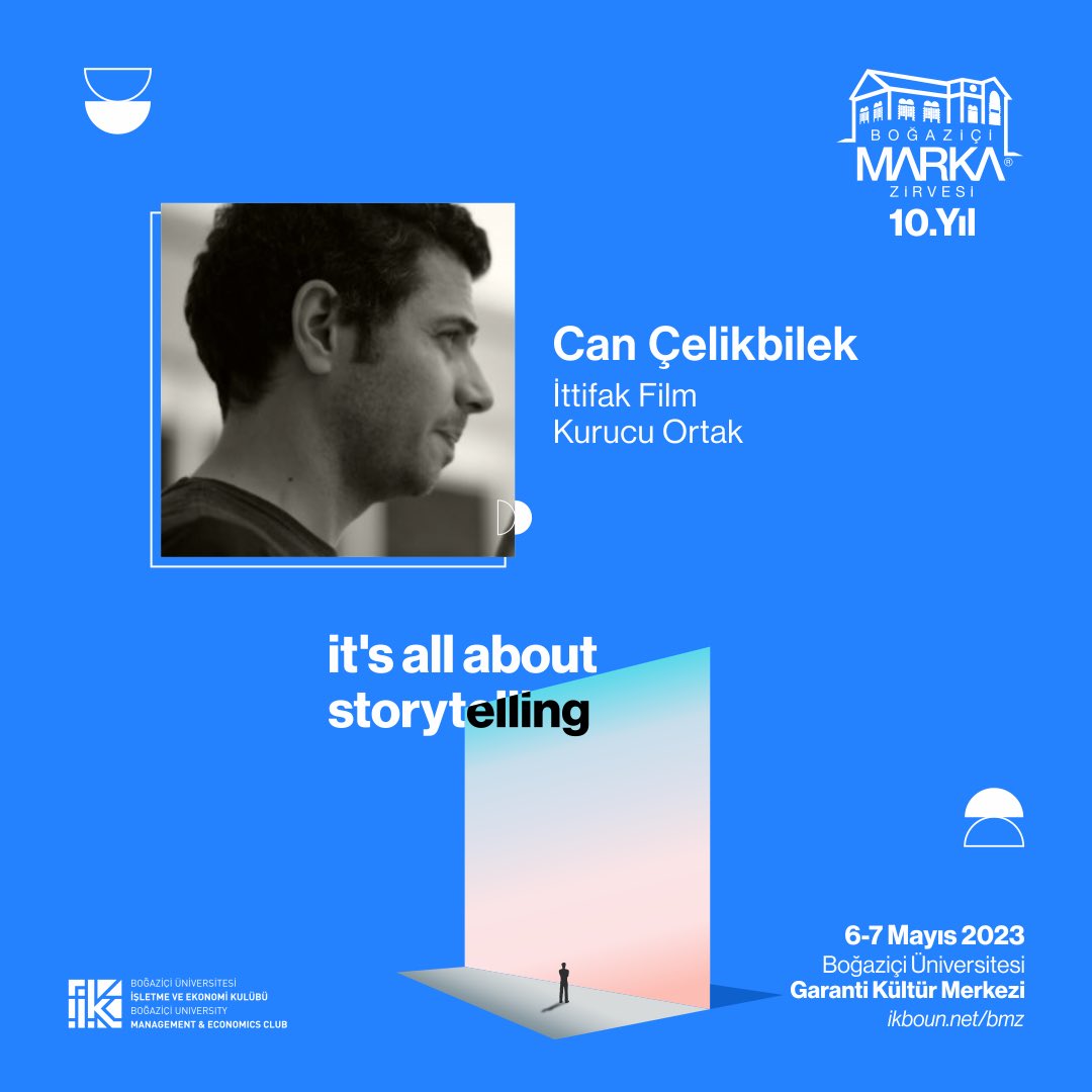 İttifak Film Kurucu Ortak Can Çelikbilek Boğaziçi Marka Zirvesi’nde bizlerle!

Etkinliğimiz sertifikalıdır. 

Yerini ayırtmayı unutma!

Biletlere ulaşmak için: 
biletino.com/tr/e-l3l/bogaz…