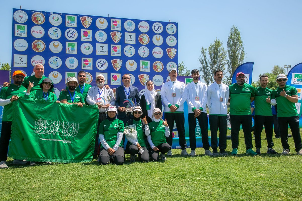 WAAFArchery's tweet photo. يبارك اتحاد غرب آسيا للقوس والسهم باسم سعادة الرئيس @Mishal_alhokair للمنتخب السعودي للسهام @SaudiArcheryFed حصوله على الميدالية البرونزية في كأس آسيا للسهام المرحلة الثانية في طشقند 

فئة القوس الكومباوند- فرق https://t.co/Rsh7mzczbt