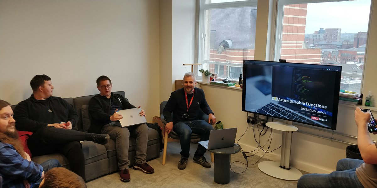 Umbraco Leeds (@umbleeds) on Twitter photo ๐ Thanks to all who joined last night's #UmbracoLeeds Meetup! Rob Newman from <a href="/AND_Digital/">AND Digital</a> gave an insightful talk on Durable #AzureFunctions. Engaged devs asked great questions & learned about implementing microservices alongside #Umbraco. Stay tuned for our next event! ๐ ๐ Thanks to all who joined last night's #UmbracoLeeds Meetup! Rob Newman from <a href="/AND_Digital/">AND Digital</a> gave an insightful talk on Durable #AzureFunctions. Engaged devs asked great questions & learned about implementing microservices alongside #Umbraco. Stay tuned for our next event! ๐