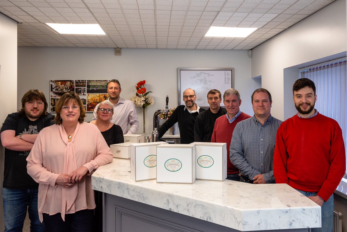 To celebrate King Charles III Coronation, Servaclean Directors have presented all their staff with a specially designed Coronation gift box from Betty’s Tea Room in Yorkshire. #KingCharlesCoronation #Coronation #London #bardesign #barcounter #barconsultant