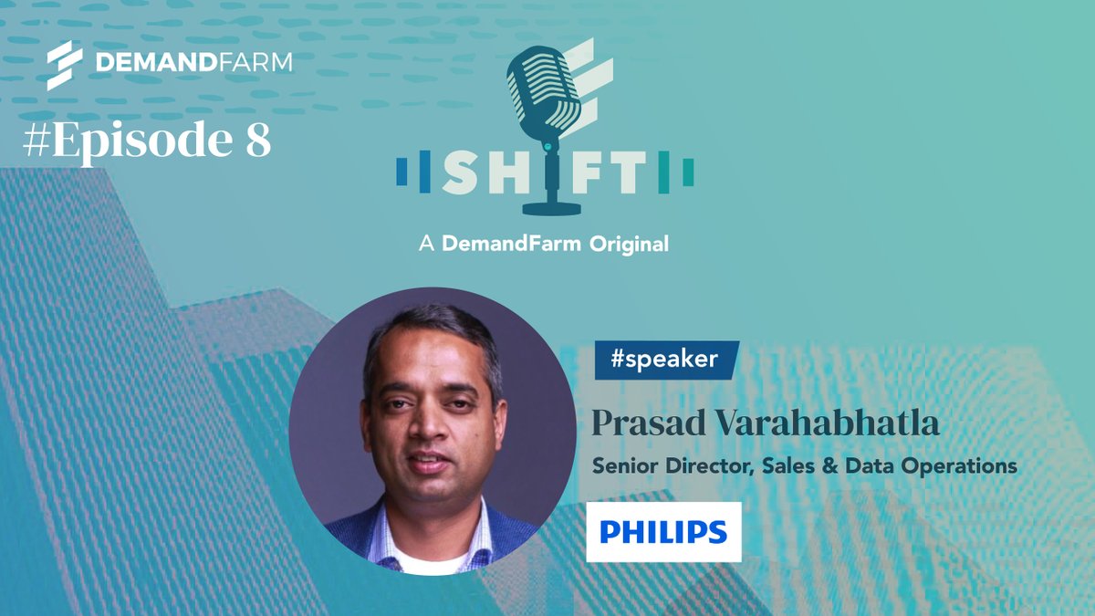 🎙️Check out Episode #8 of The Shift #podcast on Digital Key Account Management with Prasad Varahabhatla (Senior Director, Sales &amp; Data Operations at <a href="/Philips/">Philips</a>) &amp; <a href="/karthiknagendra/">Dr. Karthik Nagendra</a> (CMO <a href="/DemandFarm/">DemandFarm</a>) where they explore the future of sales in a digital world.
hubs.la/Q01NQp0S0