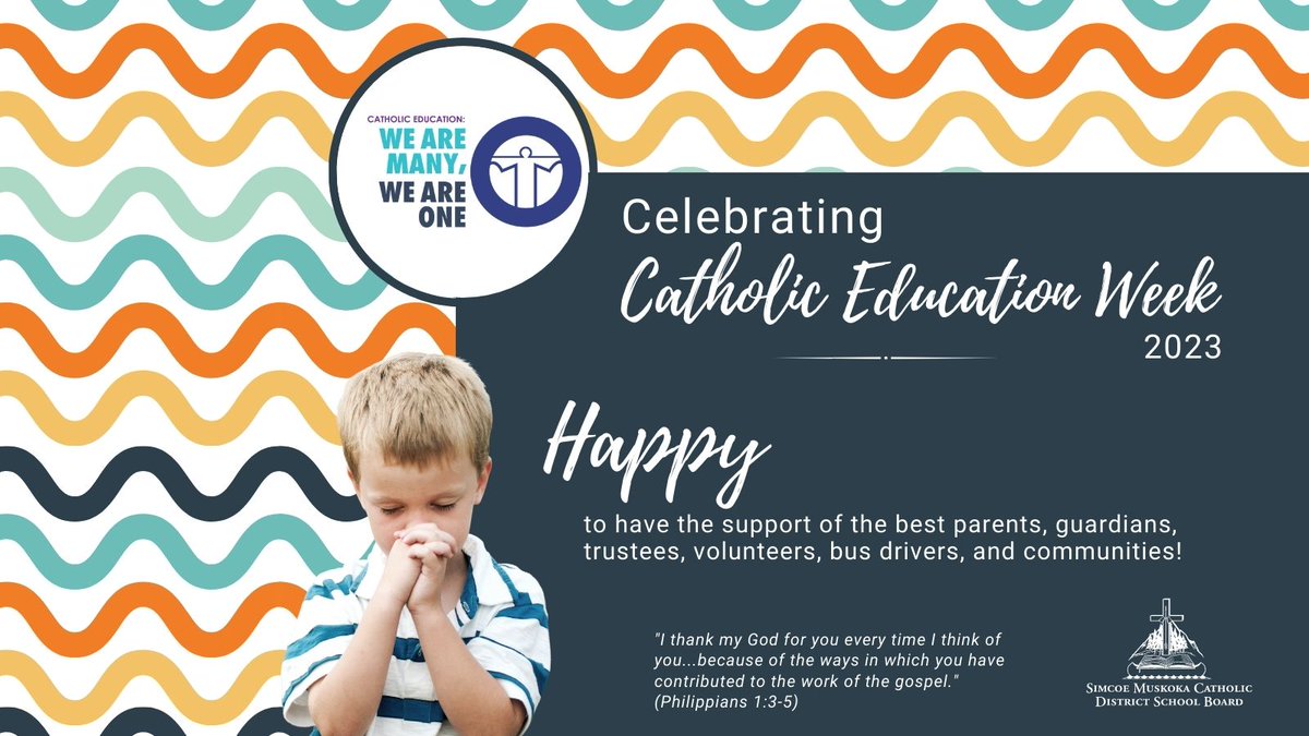 Each day of Catholic Education Week we recognize different people that are so essential in everything we do. We are happy to always be so well supported in our goal to provide faith-filled learning to our students.  #CEW2023 #WeAreManyWeAreOne