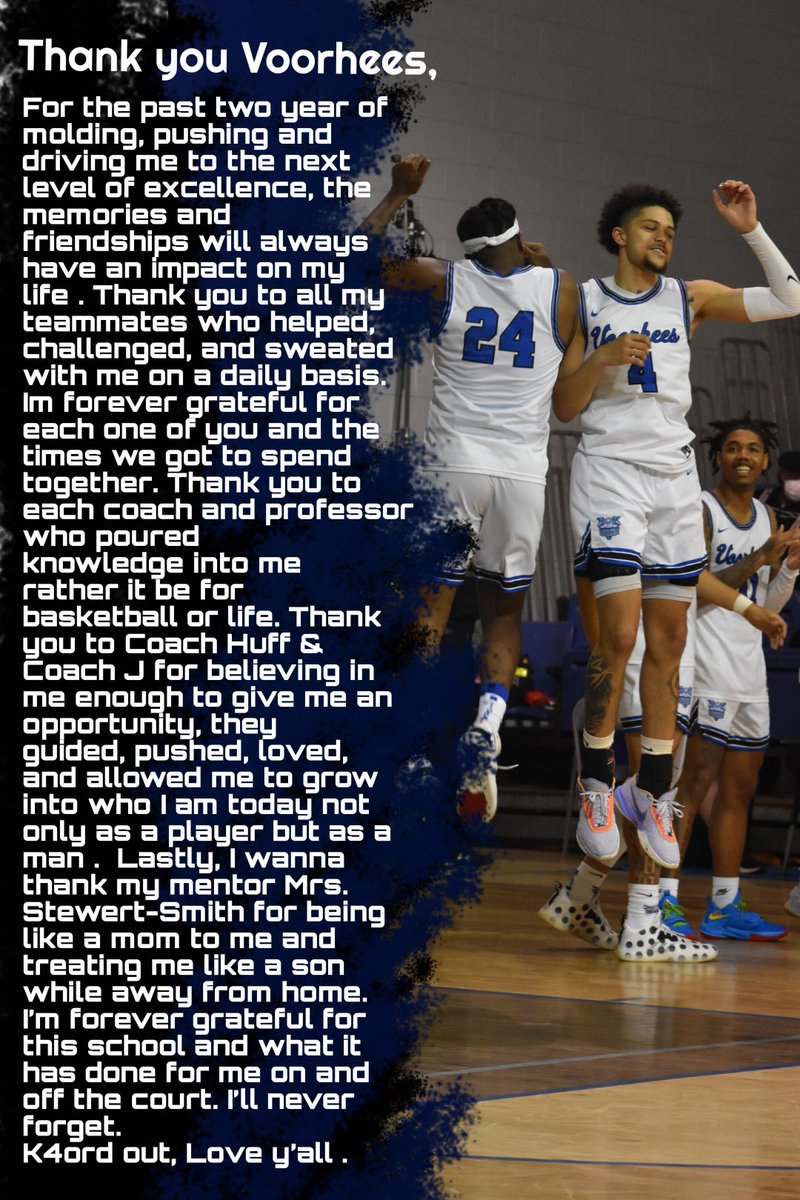 Thank you for everything VU💙
<a href="/VoorheesMBball/">Voorhees Tiger Vision</a>
