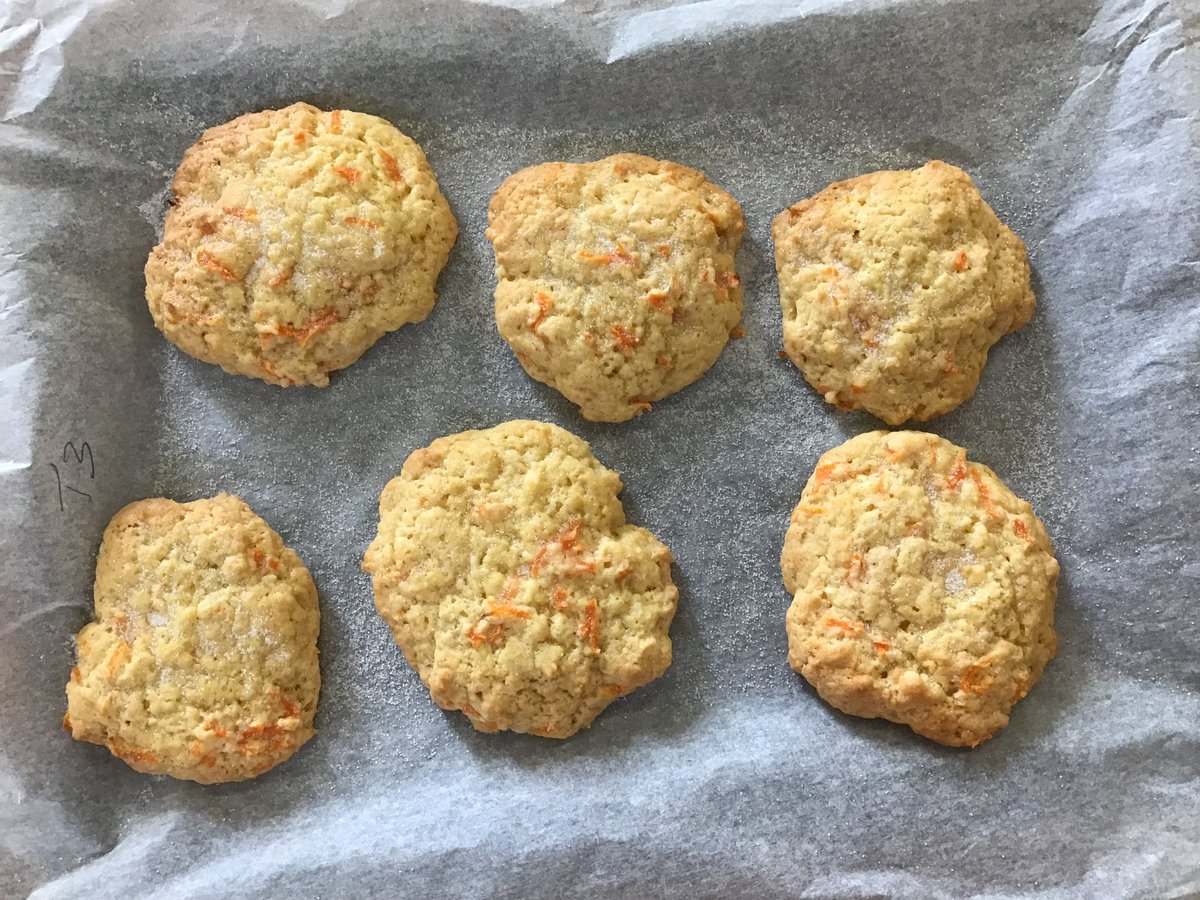 HillingtonPS's tweet image. Primary 7 have been making these lovely carrot cookies using a traditional World War 2 recipe. #cooking #STEM #InterDisciplinaryLearning