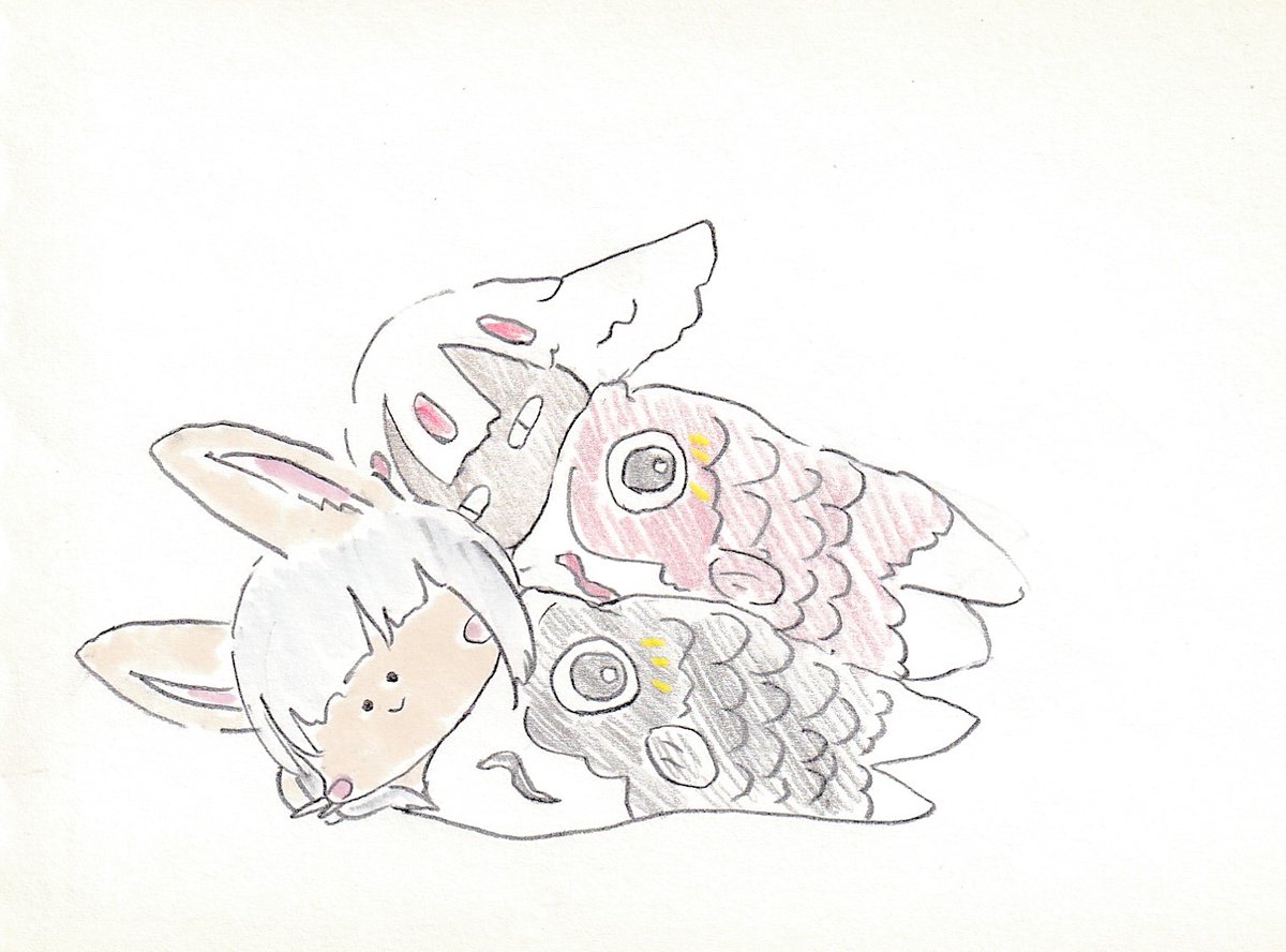 ナナチ(メイドインアビス) 「子供の日の終わりを楽しむんなそす。 #イラスト #メイドインアビス」|けだまのイラスト