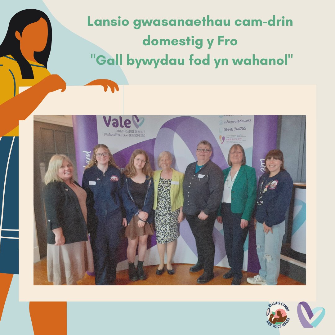 vysvale's tweet photo. Diolch i Wasanaethau Cam-drin Domestig y Fro am wahodd Ei Llais Cymru i'w digwyddiad ail-lansio. #GALLUBODYNWAHANOL"
Thank you to Vale Domestic Abuse Services for inviting Her Voice Wales to their relaunch event. #LIFECANBEDIFFERENT"
@AtalyFro @JaneHutt @WelshWomensAid @swpolice https://t.co/bz4J5Lh82i