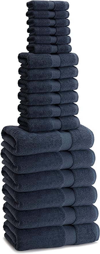 This Kassatex Atelier- 18pc Towel Set, Made In Turkey- 100% Combed Aegean Turkish Cotton - Batic Blue can be purchased at turkishtowelsets.com
#aegeanturkishcotton #combedcotton #800gramwt #18pieceset #greatgift #maqdeinturkey #soft #luxuriousfeel 
turkishtowelsets.com/p/turkish-towe…