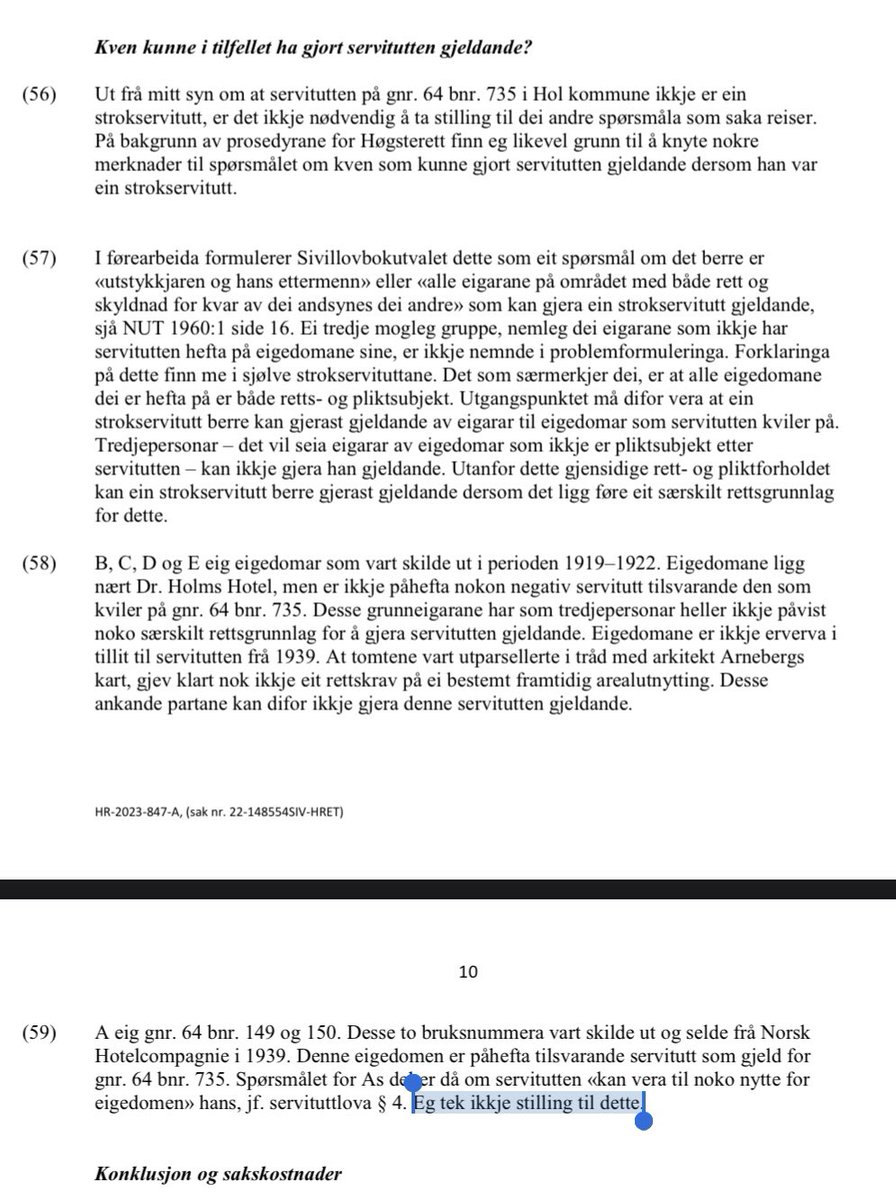 Når du har rotet deg inn i et langt obiter dictum, men finner ut at det er på tide å ta helg.