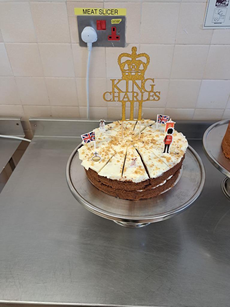 Patient and staff coronation treats today and tomorrow from our wonderful catering team #whh #nhsestates #nhsefm