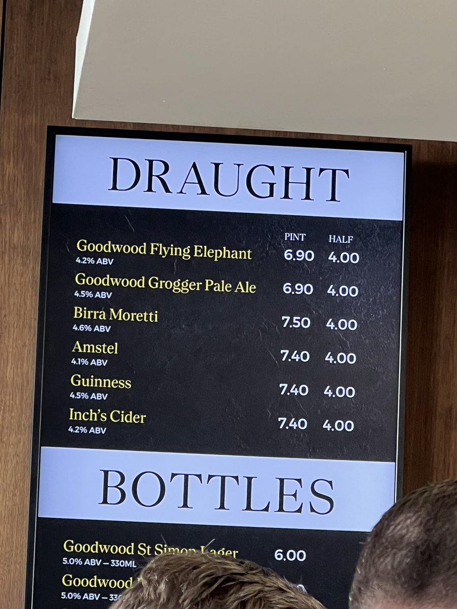 JordanTheBick's tweet photo. @Goodwood_Races this has got to be a joke?? £15 round for two people 💰 https://t.co/GNVdeFqomN
