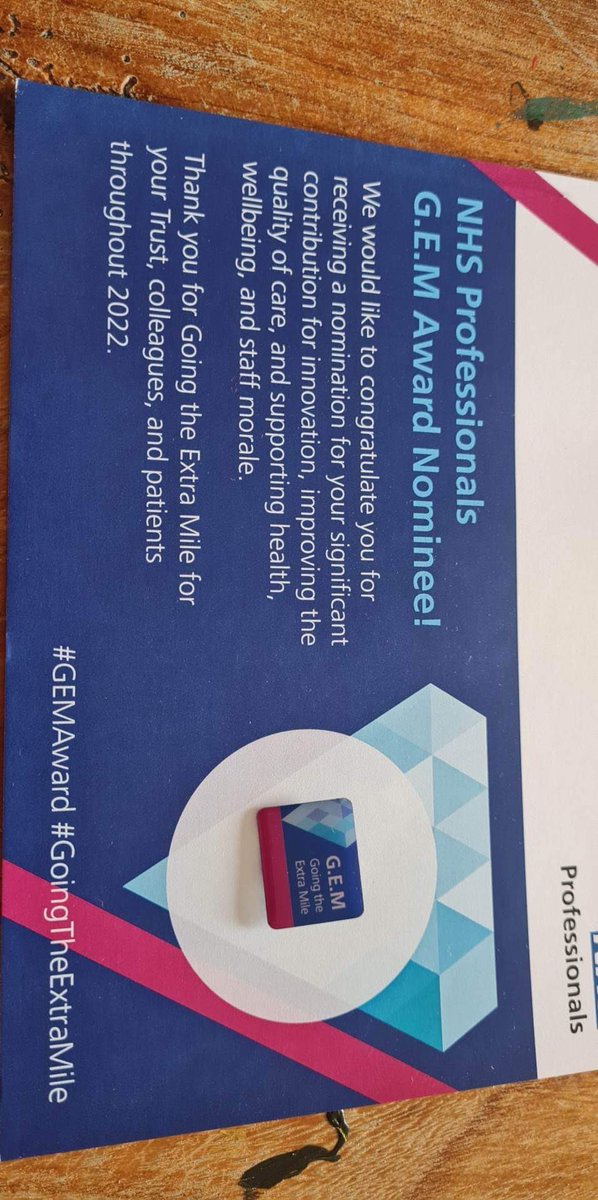 SaschaDeli's tweet photo. Amazing job well done to our fantastic HCA Denise for gaining a G.E.M Award and a (nurturing) Tulip Award β€οΈπ @NUHTeamStroke @TheStrokeAssoc @TeamNUH @widerworkforce @lizwing1 @SarahMack24 @NHSPbank #teamstroke #teamc5 #teamnuh https://t.co/zMEkXJxbUW