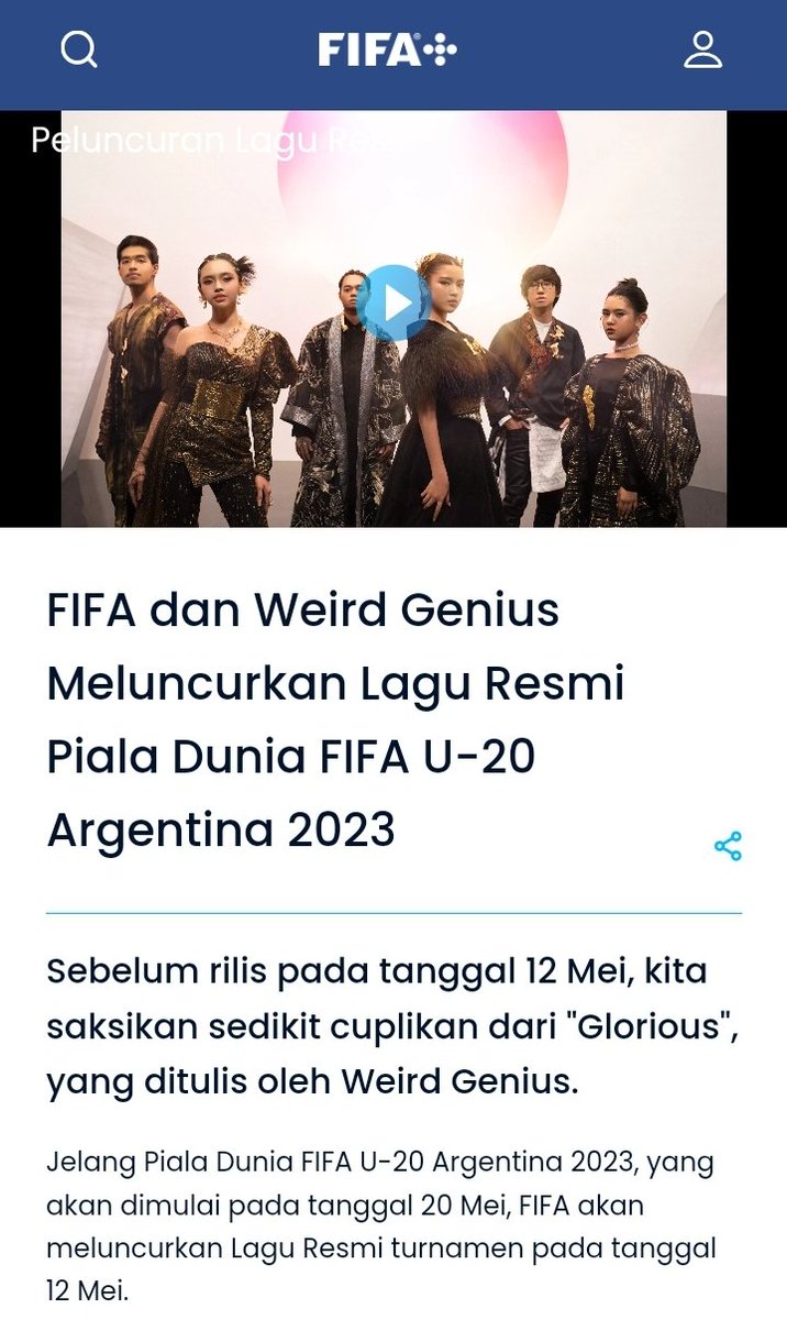indosupporter's tweet photo. Piala Dunia U20

Tuan rumah: Argentina
Lagu: Indonesia

https://t.co/59dfjxpgua https://t.co/55blGreL2W