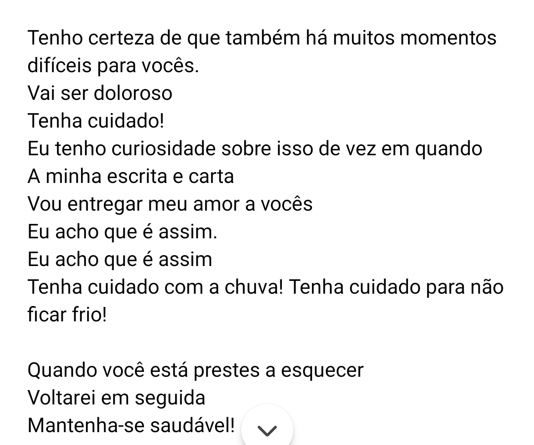 purpleSubsBR7's tweet photo. "Quando você estiver prestes a esquecer, voltarei em seguida. Mantenha-se saudável!"

NAMJOON 😭 https://t.co/ZBuTVywY9u