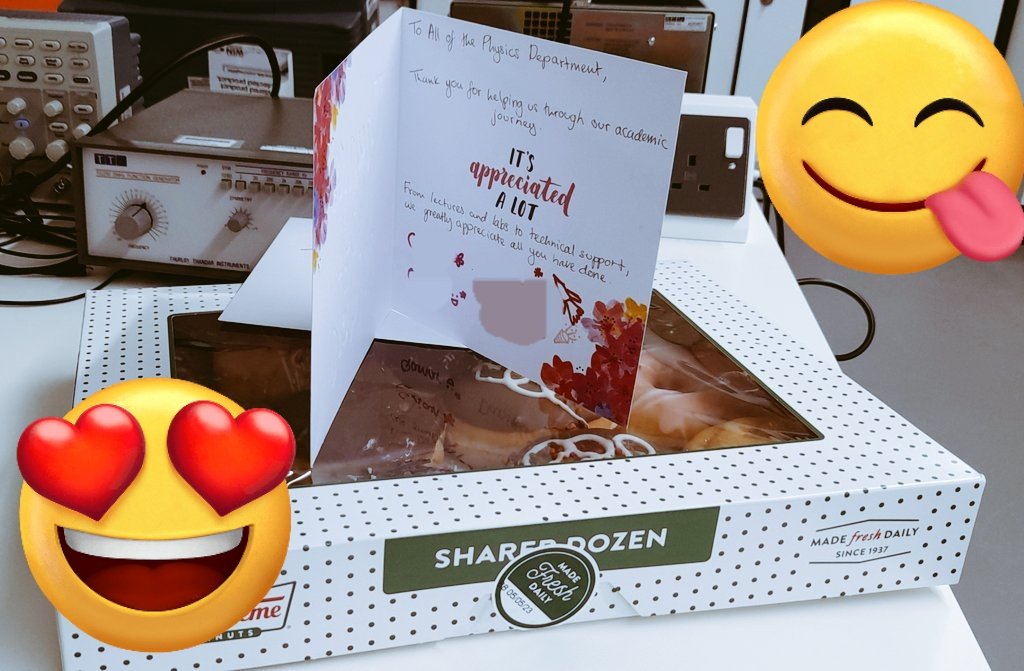 Salford Physics (@salford_physics) on Twitter photo What a sweet surprise from our PGRstudents! Thank you for your kind words, we are so proud of you all.😍👍❤️ <a href="/SalfordResearch/">Salford Uni Research</a> <a href="/SalfordUni/">University of Salford</a> What a sweet surprise from our PGRstudents! Thank you for your kind words, we are so proud of you all.😍👍❤️ <a href="/SalfordResearch/">Salford Uni Research</a> <a href="/SalfordUni/">University of Salford</a>