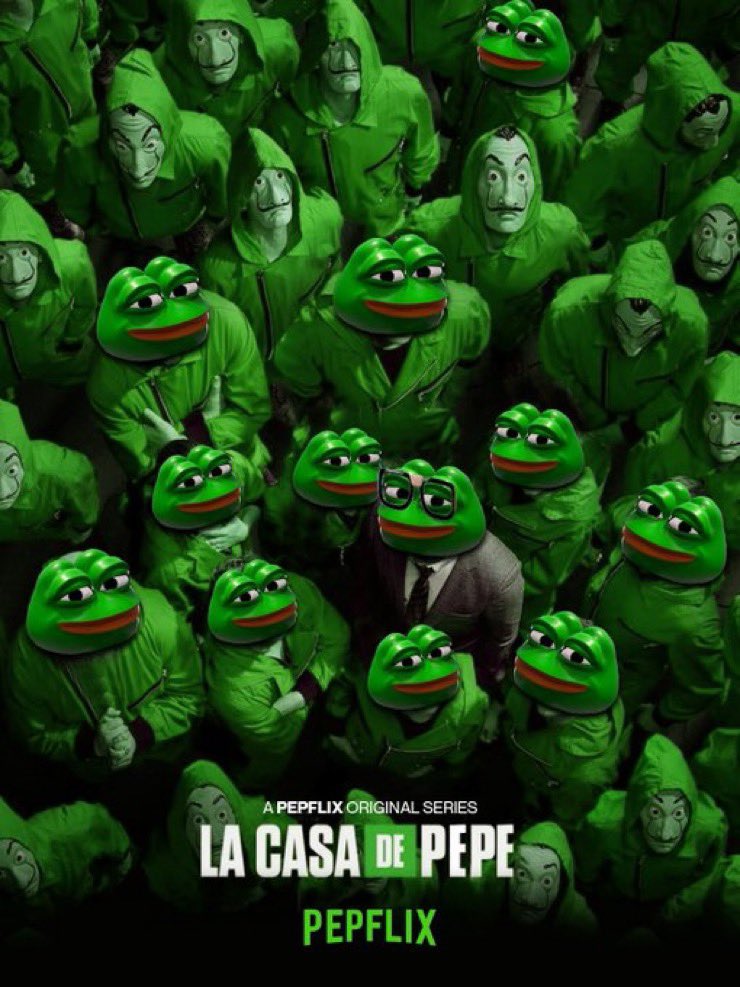 The only way to escape the Matrix may be by holding our Poly $pepe token!

To be part of the revolution you must follow these steps:

🏦Dex: Quickswap V3

🔁Swap: Matic-Pepe

📜Contract: 0x27D1a8d840EC3c1f4bE069244E918980b2D73916

#pepe #Quickswap #matic #Matrix #NFA