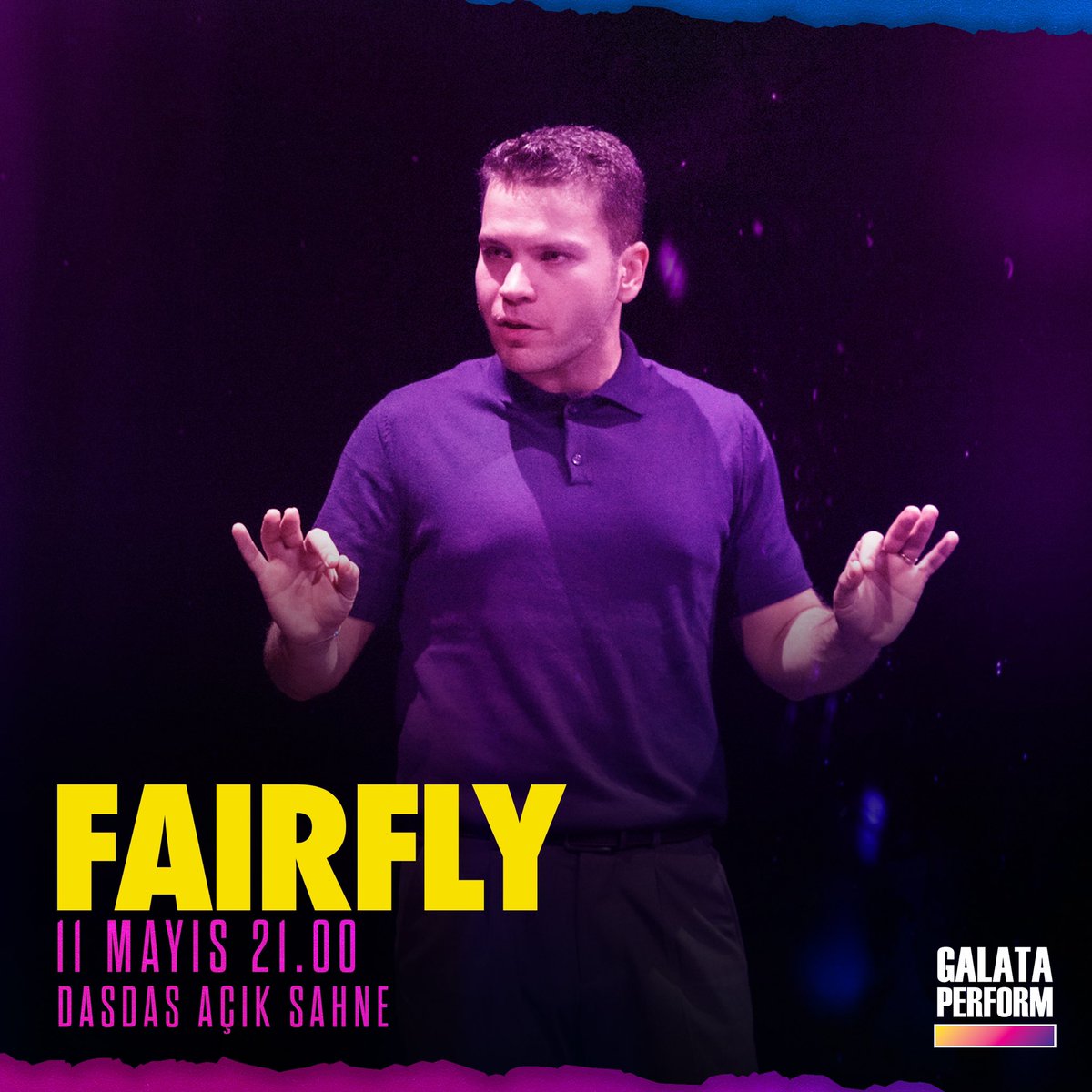 #Fairfly 11 Mayıs’ta DasDas’ta!💫

Mark Levitas’ın metni müthiş şekilde ayağa kaldıran rejisi ve oyuncuların hem kendi karakterleriyle hem de birbirleriyle uyumlu performansları, Fairfly’ı seyretmesi çok zevkli bir hale getirmiş. (Bahar Çuhadar, Hürriyet)

Biletler için Mobilet✨