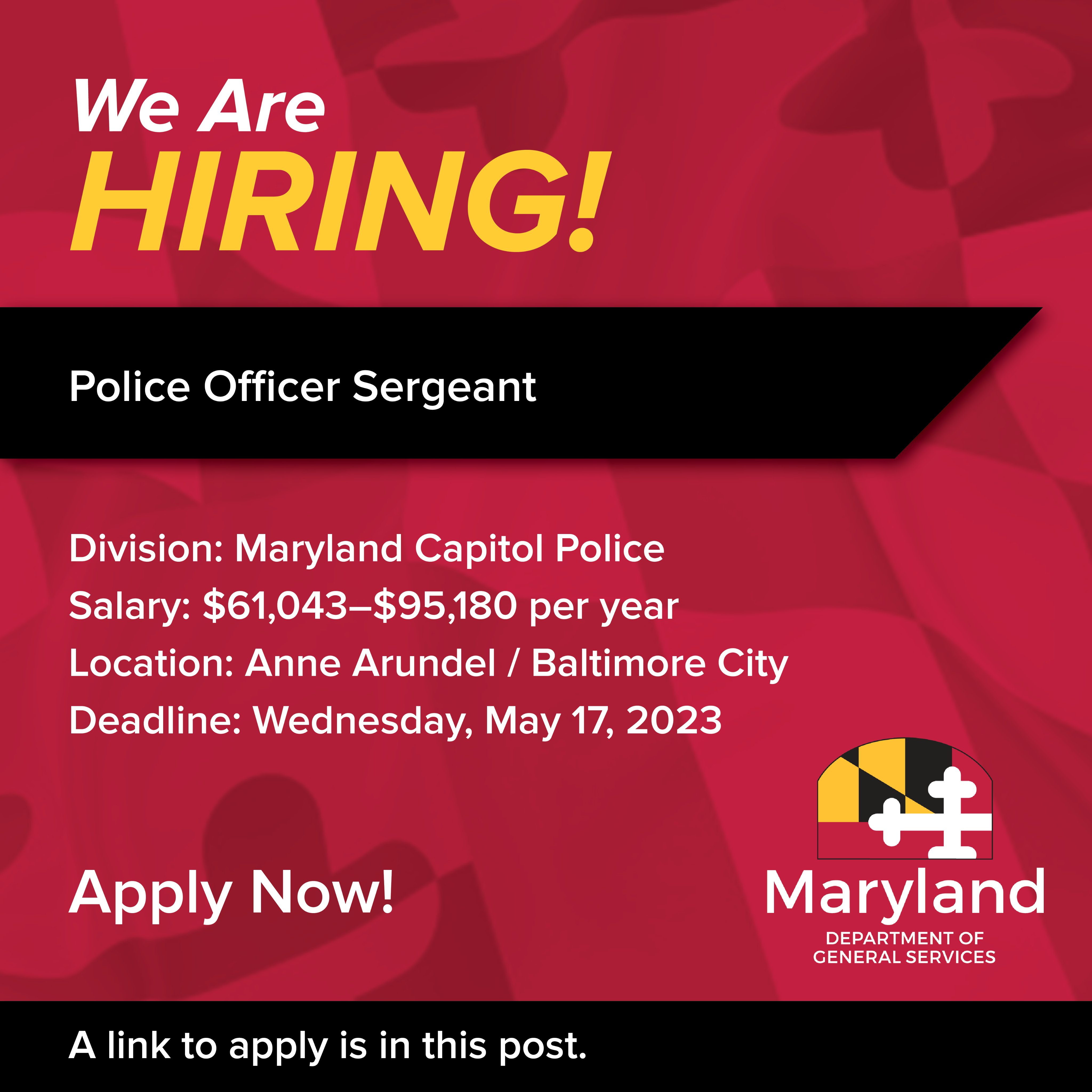 Maryland State Jobs (@Marylandgovjobs) / Twitter