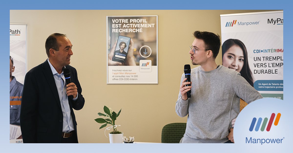 ManpowerFrance's tweet photo. 🔔 C'est hier qu'avait lieu la signature du 10.000e CDI-Intérimaire Manpower pour la région Nord, incarné par Mathieu, Talents #MyPath
👏 MERCI à nos équipes mobilisées pour assurer l'emploi, notamment au travers de ce contrat innovant qu'est le #CDII ➡️ https://t.co/Z7IY14HrVL https://t.co/52z5dvlBvc