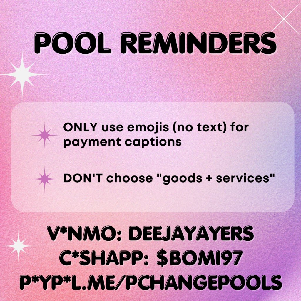 would you look at that it’s a ✨pool day✨again 😱😱 today we’re pooling up for @spoonieuni, a kickass collective people working for disability justice 🤩🤩 funds will go to their members for rent, meds, and groceries!! 😤😤 🗣️send us some 💵 at v*nmo, c*shapp, or p*ypal!!!
