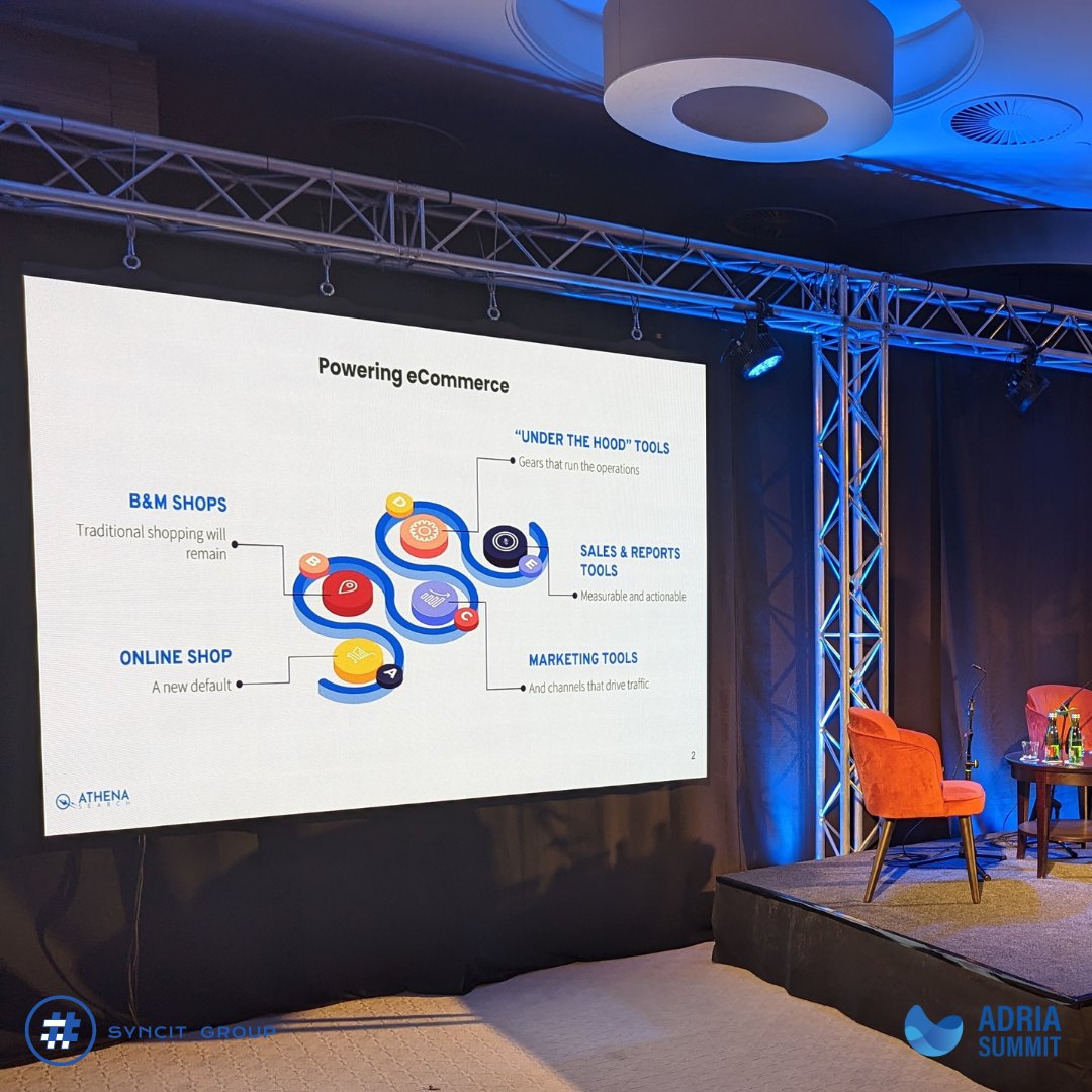 SyncitG's tweet photo. 🤩So excited to have shared our work and presented our #AI platform, #AthenaSearch, at @adria_summit! Looking forward to building new relationships and business connections from this experience. #eCommerce #DigitalGrowth #AdriaSummit2023 #networking #technology #innovation https://t.co/LRp8FjdNeu