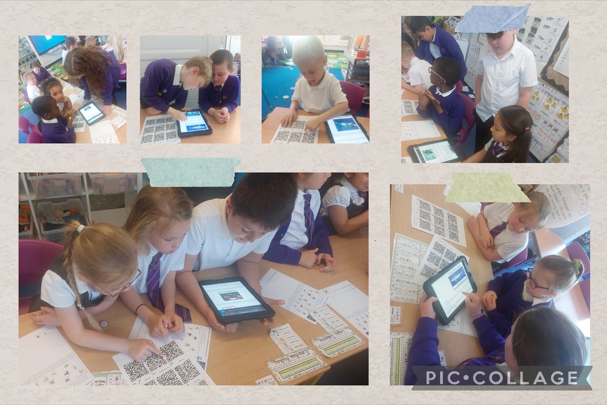 This week we used our computing skills to research facts about animals. We were very lucky to have year 5 come and support us with scanning a range or QR codes and finding out interesting facts. 🦒🦍💻 #computing #science <a href="/PrimaryElaine/">Elaine Primary</a>
