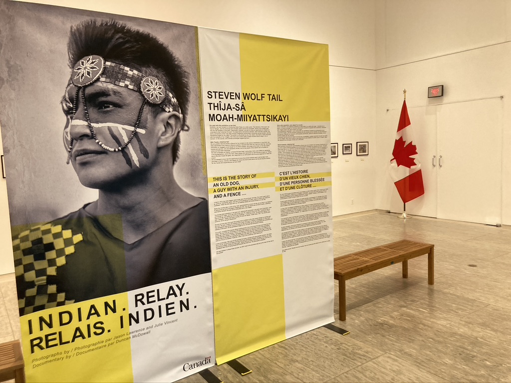 DiploGlobal's tweet photo. The gorgeous #IndianRelay #photography exhibit at @CanEmbUSA is a can't miss. Pop in at a lunch hour or sneak away during the day but definitely make the time. Running now through May 31. Open to the public with security screening. @EmbassyCalendar https://t.co/gMdsfeIP25