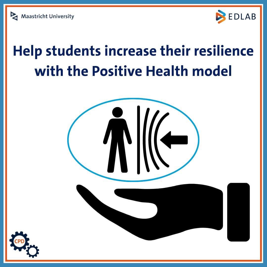 EdlabMaastricht's tweet photo. Join us for our CPD workshop on ‘Positive Health’ and learn how to guide your students to deal with the physical, emotional and social challenges in life.
📅 23 May
⏰ 09:30 - 11:30 CET
🔗 https://t.co/KyYl8884Om
#CPDworkshop #EDLAB #Maastrichtuniversity #teaching https://t.co/Bm8h16a4hA